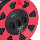 Extensão Elétrica Carretel 3 Tomadas Bivolt com Cabo PP 30 Metros Daneva