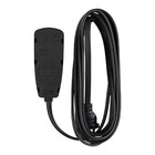 Extensão Elétrica 1,3m 2P+Terra Preto Sort Bivolt Daneva