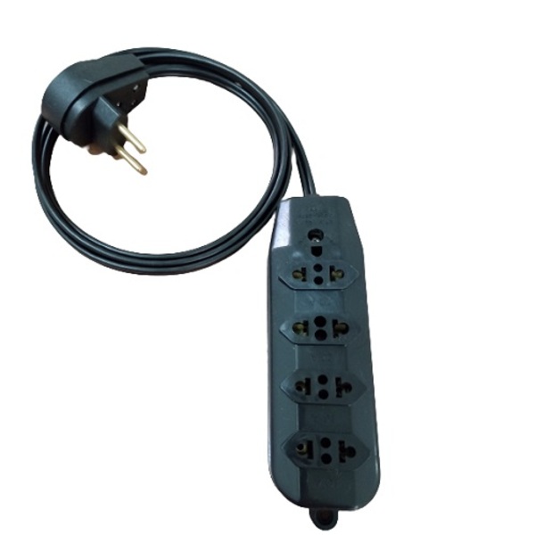 Extensão Elétrica 1,40 Metros Pr 4 Tomada 10a Fio 2,5 Cod.738