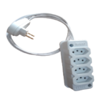 Extensão Elétrica 1,5mt 10a Quadrupla Fio 1,5 Br.1043-silc4t