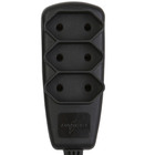 Extensão Elétrica 10 Metros 3 Tomadas 10A Preto Daneva Sort