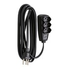 Extensão Elétrica 10m 2P+Terra Preto Sort Bivolt Daneva