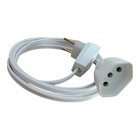 Extensao Eletrica 1 Metro 1 Tomada 20a 110/220v Fio 2,5mm Cod