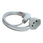 Extensao Eletrica 1 Metro 1 Tomada 20a 110/220v Fio 2,5mm Cod