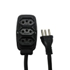 Extensão Elétrica 20a 1,50 Metros Pr 3 Tomadas Fio 2,5 169995