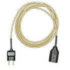 Extensão Elétrica 2 Metros 2x0 75mm Dourado/bege Revestido Te