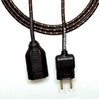 Extensão Elétrica 2 Metros Pp 2x0 75mm Revestido Marrom/doura