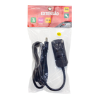 Extensão Elétrica 3 Metros 3 Tomadas 20A Preto Force Line