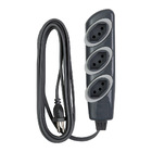 Extensão Elétrica 3 Metros 3 Tomadas A Grafite Daneva