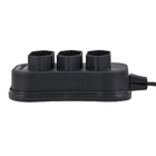 Extensão Elétrica 3 Tomadas 10 Metros 2x0,75mm Preto Lexman