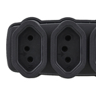 Extensão Elétrica 3 Tomadas 10 Metros 3x0,75mm Preta Lexman