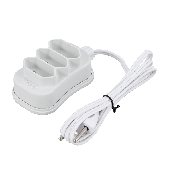 Extensão Elétrica 3 Tomadas 10Metros 3x0,75mm Branca Lexman