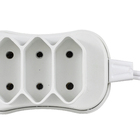 Extensão Elétrica 3 Tomadas 10Metros 3x0,75mm Branca Lexman