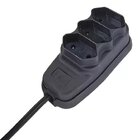 Extensão Elétrica 3 Tomadas 2p 10a 5mts Preto - Ilumi