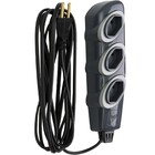 Extensão Elétrica 3m 2P Cinza Noshock Bivolt Daneva