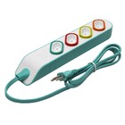 Extensão Elétrica 3m 2P+Terra Verde Multitomadas Bivolt Daneva