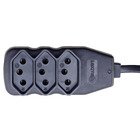 Extensão Elétrica 3x0,75mm 3m Preto Lexman