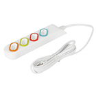 Extensão Elétrica 4 Tomadas 2P+T 10A 3 Metros Branco Daneva