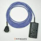 Extensão Elétrica 5 Metros Pp 2x0 75mm2 Revestido Tecido