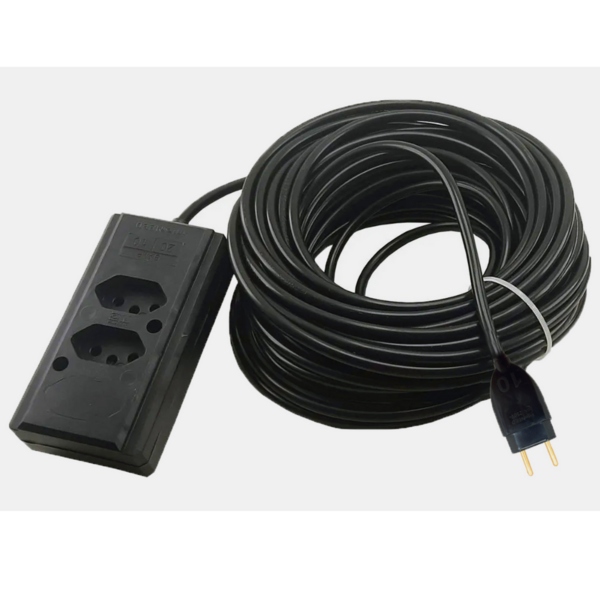 Extensão Eletrica Cabo De Capa Dupla Fio 2x2,5mm De 3 Metros