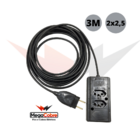 Extensão Eletrica Cabo De Capa Dupla Fio 2x2,5mm De 3 Metros