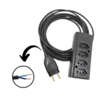 Extensão Eletrica Cabo Reforçado Quadrupla 20 Metros