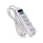 Extensao Eletrica Regua 4 Tomadas Filtro Linha Fusivel 1.5m S