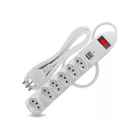 Extensao Eletrica Regua 6 Tomadas 2 Portas Usb Branco 1.5m Sl