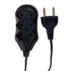 Extensao Fc New Pop Par 03m 2x0,75 Preto Blister