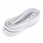 Extensão para Telefone RJ11 6x4 Branca 3 metros A. Santos