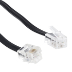 Extensão para Telefone RJ11 6x4 Preta 10metros A. Santos