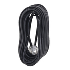 Extensão para Telefone RJ11 6x4 Preta 3metros A. Santos