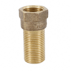 Extensão Longa Latão Roscável Água Quente e Fria 15mm ou 1/2" Ramo