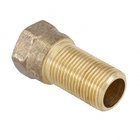 Extensão Longa Latão Roscável Água Quente e Fria 15mm ou 1/2" Ramo