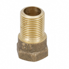 Extensão Média Latão Roscável Água Quente e Fria 15mm ou 1/2" Ramo