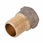 Extensão Média Latão Roscável Água Quente e Fria 22mm ou 3/4" Ramo