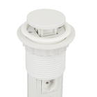 Extensão Mini Totem de Mesa 3Tomadas 10A Branco Dutotec