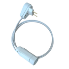 Extensao Mista 1 Metro Br Fio 2,5 Pino Macho 10a Plugue Femea