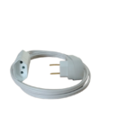 Extensão Mista 2 Metros Br Fio 2,5mm Macho 10a Femea 20a Cod.