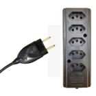 Extensão Quintopla Cabo Pp Reforçado 2x1,0mm Com 30 Metros