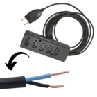 Extensão Quintupla Com Selo Do Inmetro Fio 2x2,5m 20 Metros