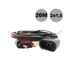 Extensão Singela De Ferramentas 20 Metros Cabo Pp 2x1,50mm