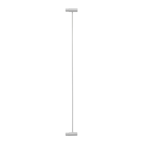 Extensor 05cm P/ Portão 68cm Pet Proteção Criança Cão Branco