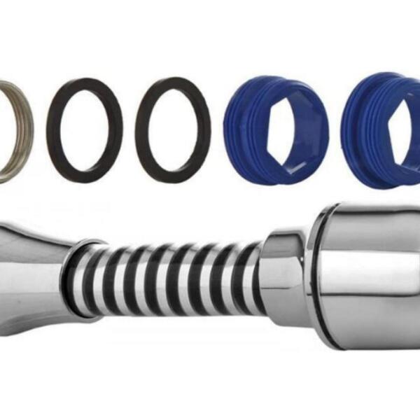 Extensor Abs Para Torneira Sem Rosca 90mm Cromado Blukit