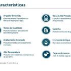 Extensor Abs Para Torneira Sem Rosca 90mm Cromado Blukit