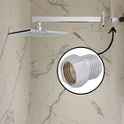 Extensor Aumento Prolongador Curto Rosca 1/2" Cromado Rieti