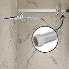 Extensor Aumento Prolongador Longo Rosca 1/2 Cromado