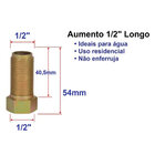 Extensor Aumento Prolongador Longo Rosca 1/2'' Ponto D'água