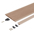 Extensor de Porta Sanfonada PVC 12cm Castanho BCF