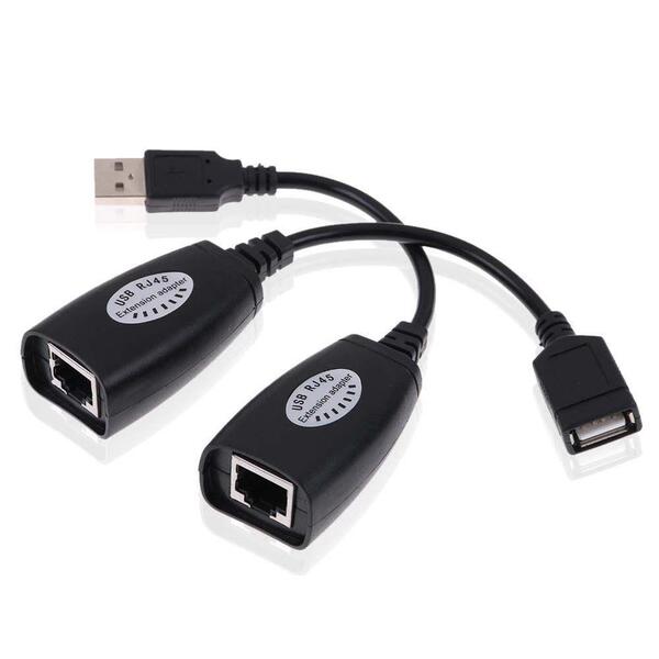 Extensor E Repetidor De Sinal Usb 50m Via Rj45